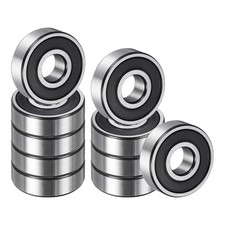 10 Pack 8 x 22 x 7mm 608 2RS Deep Groove Ball Bearings, ABEC5