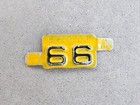 New ListingOriginal 1966 Montana Metal License Tag Year Tab Single 66 Mt Vintage Vehicle