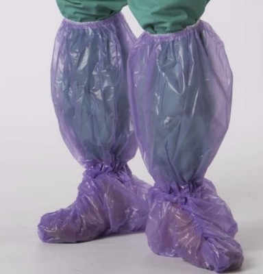 Sloan Medical Knee High Disposable Fluid Protective Garment KH-450 Purple 50Ct