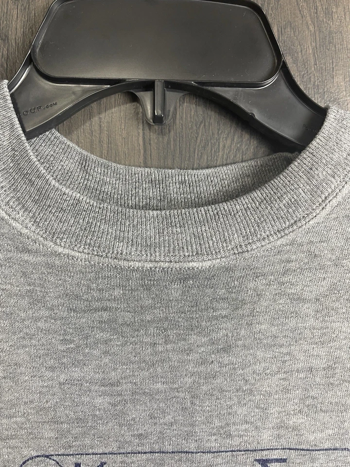 Sudadera Smith College Language Script Vintage Distressed Años 80 Para Hombre Talla L Foto 3 de 4