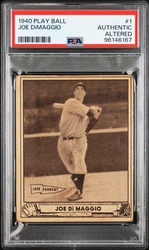 Joe DiMaggio #1 1940 Play Ball card