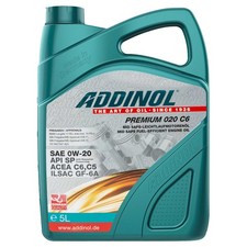 Motoröl Motor Öl ADDINOL 0W-20 Premium 020 C6 5 Liter für BMW KIA Mercedes Mazda