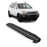 Seitenschweller Seitenbretter Trittbretter FüR Kia Sportage 2004-10 Alu Schwarz