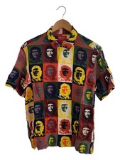Supreme Short Sleeve Shirt S Rayon Multi color All Over Print