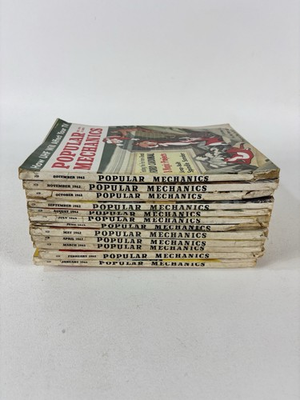 #ad Vintage Popular Mechanics Magazine 1962 COMPLETE Full Year Set Lot of 12 Books $49.95