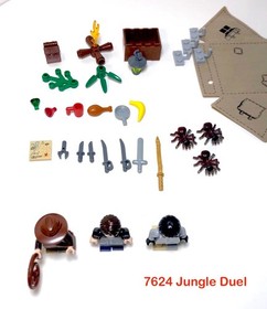 Lego Indiana Jones Crystal Skull Minifigures and Accessories Lot 7624 7625 7626