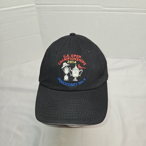 US Open Championships Hat 2014 Black Adjustable Hat Pinehurst Black OSFA Hat