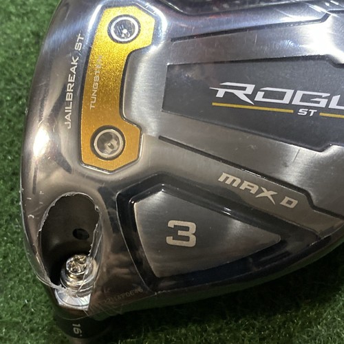 TOTALMENTE NUEVO Callaway Rogue ST Max D 3 Madera IZQUIERDA IZQUIERDA IZQUIERDA *SOLO CABEZA* SELLADO Jailbreak ST - Imagen 3 de 13