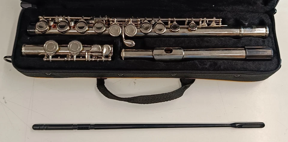 Flauto Traverso Comet Student Custodia Inclusa Usato da Revisionare Nickelato - Immagine 4 di 4