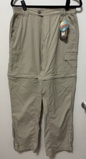 NWT Women  s Columbia Challenger Convertible Hiking Pant Size M Khaki