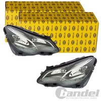 2X Hella Led/Halogen Scheinwerfer Satz Passend FüR MERCEDES-BENZ E-KLASSE