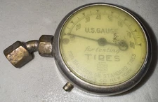 Vintage Air Gauge For Testing Balloon Or Standard Tires U.S. Gauge Co.