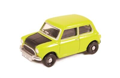 Classic mini Lime green New Oxford Diecast OO Gauge 1-76 in Clare Case 76MIN005S