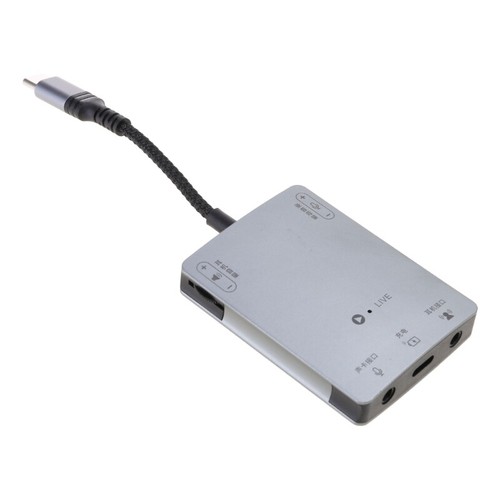 Typec Adaptateur Téléphone Portable Convertisseur Carte Son pour K Song/Charge/Carte Son - Photo 3/8