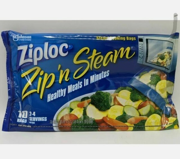 Ziploc 95689 Steam Cooking Bag 10 Count for sale online eBay