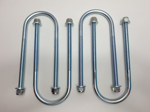 FORD ENGLISH AXLE U BOLTS FORD CAPRI ESCORT ANGLIA CORTINA MK1 MK2 MK3 LOWERED - Picture 1 of 7