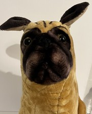 Melissa and Doug Plush PUG Dog  2125 Realistic 18" Large Stuffed Animal