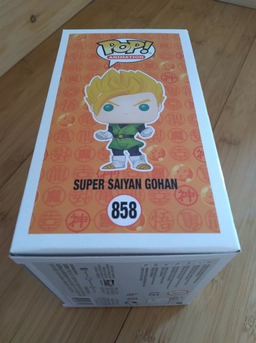 Funko Pop Animation Dragon Ball Z Super Saiyan Gohan #858 Glow In The Dark SE - Picture 4 of 4