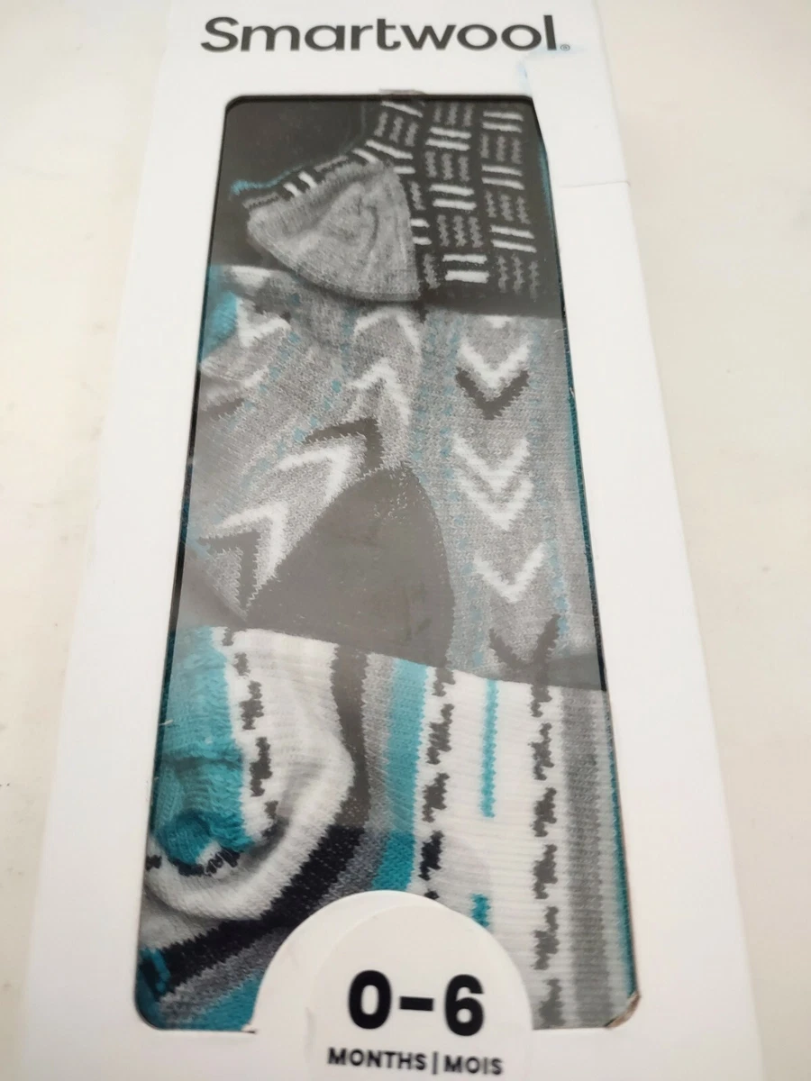 Lot of 3 Pairs Smartwool Newborn Baby Merino Wool Cozy Socks