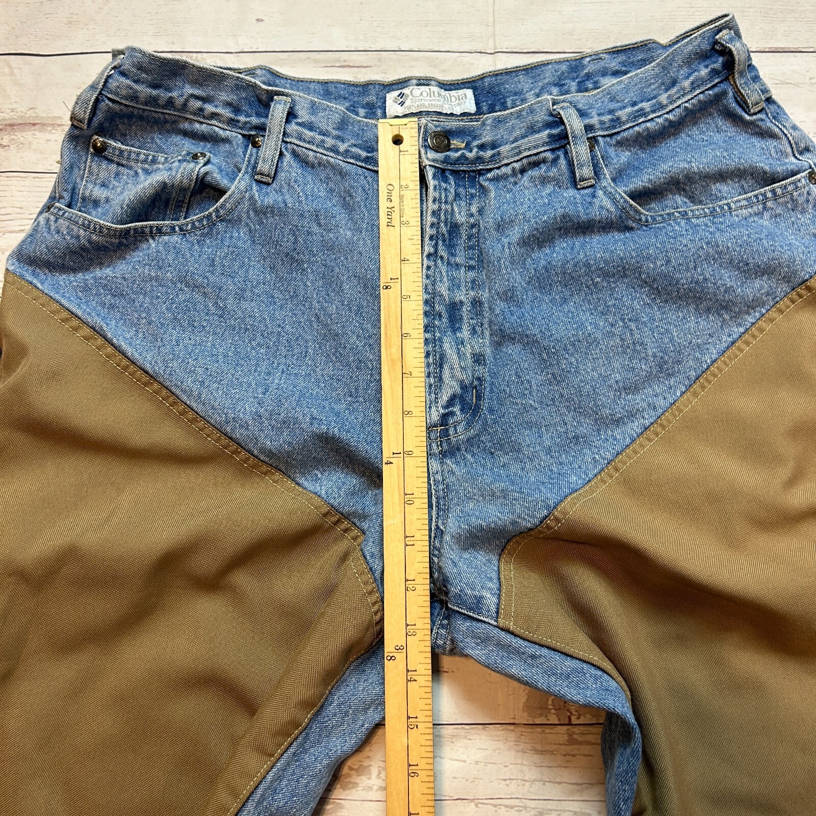 Columbia Brushguard Tough Mother Jeans Canvas Guard Mens Size 38x32 (Fits 34x30) thumbnail 6