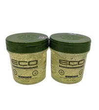 2 Eco Styler Professional Olive Oil Styling Hair Gel Maximum Hold 16 oz NEW 4/26