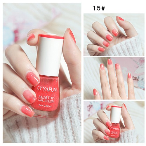 Abreißbarer Nagellack Schnell Trocknend Wasserfest Einfarbig Langlebig 8 Ml → - Bild 28 von 29