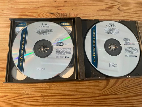 CD Klassik Herb v Karajan - Bizet : Carmen 3 Disc (52 Song) RCA VICTOR jc/cb box - Picture 3 of 4