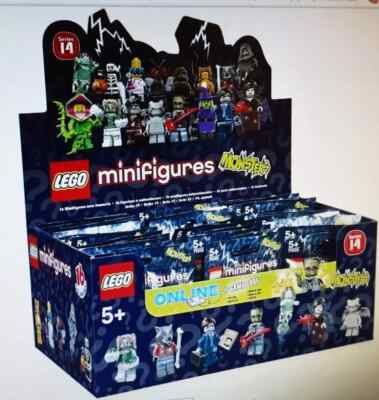 Lego 71010 Monsters Minifigures Series 14 BRAND NEW SEALED Box of 60