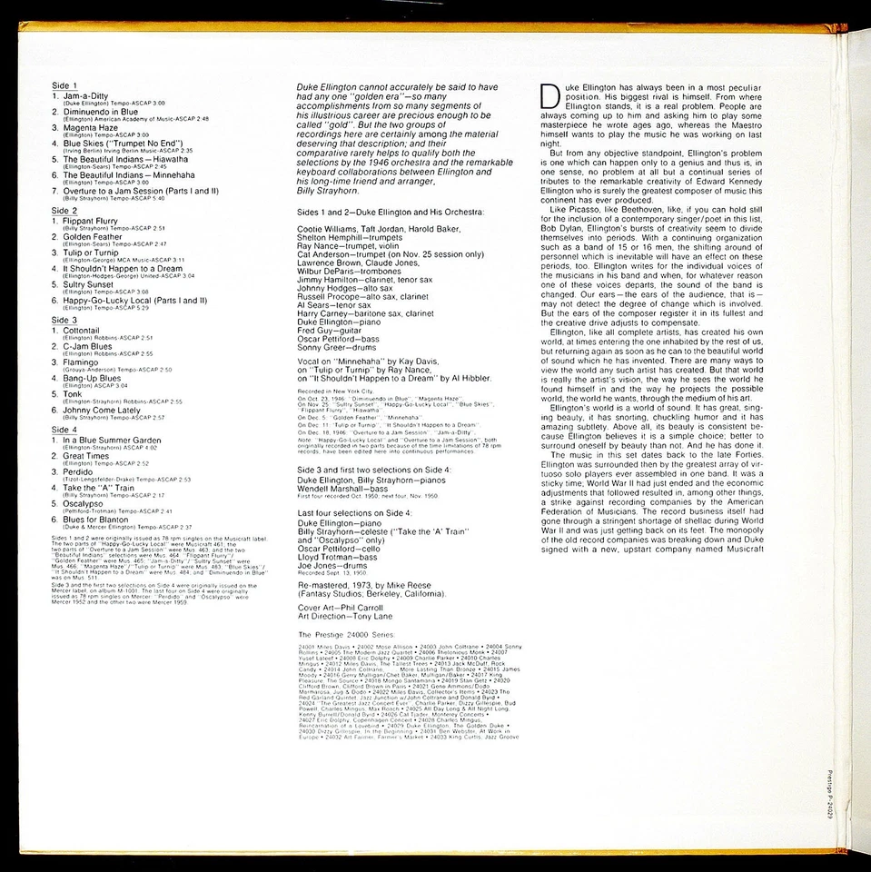 Duke Ellington - The Golden Duke [NH01-018] original 2xLP record - Image 3 of 4