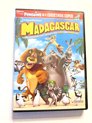 MADAGASCAR (DVD, 2008, Full Frame) plus The Penguins short & ''I Love to Move It''