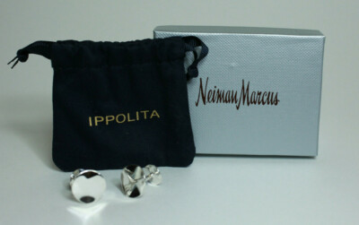 Ippolita Neiman Marcus 925 Sterling Silver Mens Wavy Disc