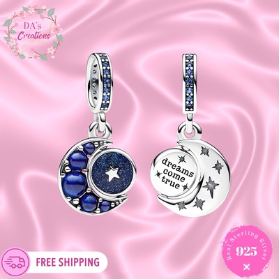 Blue Moon Dangle Charm -  Dreams Come True  Charm