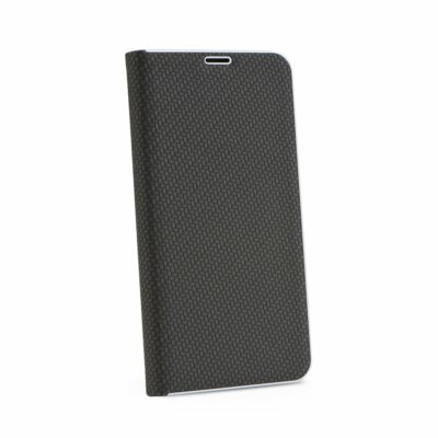 FÜR SAMSUNG GALAXY A52 5G - BOOK LUNA Cover Tasche Case Hülle SCHWARZ CARBON