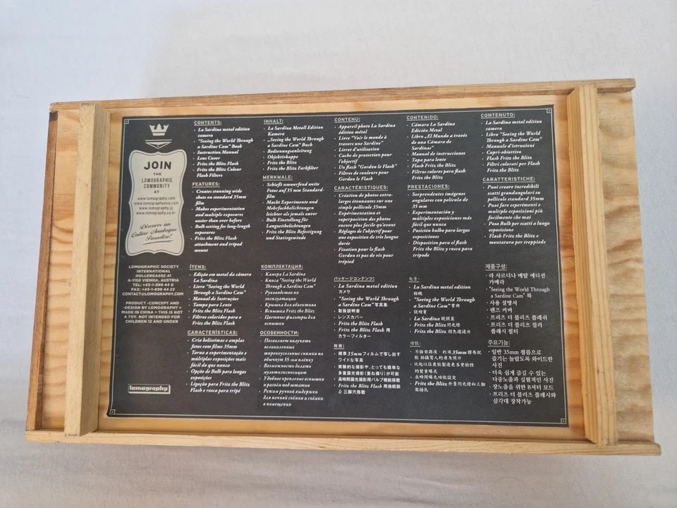 La Sardina Coyote Lomography Camera Very Rare Full Set - Image 4 of 4