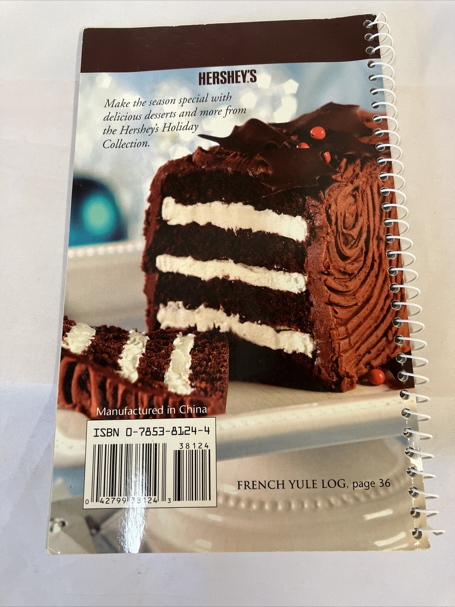 HERSHEY'S HOLIDAY COLLECTION COOKBOOK MORE THAN 75 SEASONAL TREATS G  Preowned