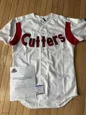 FREDDY GALVIS WILLIAMSPORT CROSSCUTTERS GAME WORN/SIGNED JERSEY PSA #AH19326