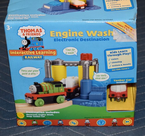 Thomas & Friends Lavaggio Motore Apprendimento Interattivo Treno Ferroviario Elettronico ~CCA2 - Foto 3 di 9