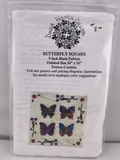 Vintage “Butterfly Square” by Donna French Collins - 26”X26” Quilt Pattern