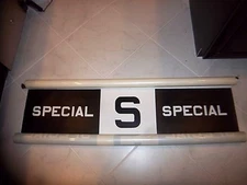 ORIGINAL R40 SLANT NY NYC SUBWAY ROLL SIGN SPECIAL OCCASION RUN BROOKLYN TRANSIT
