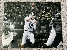Connor Cook  Autographed 11x14” Michigan State University MSU RARE Signed