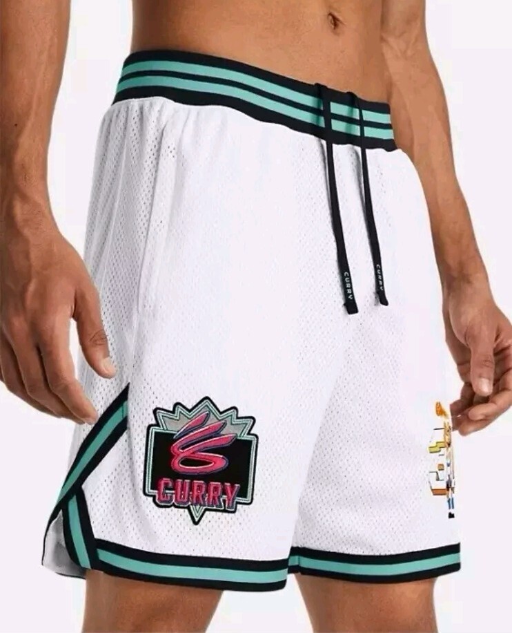Steph Curry Under Armour Basketball Shorts SZ 2XL NBA JAM
