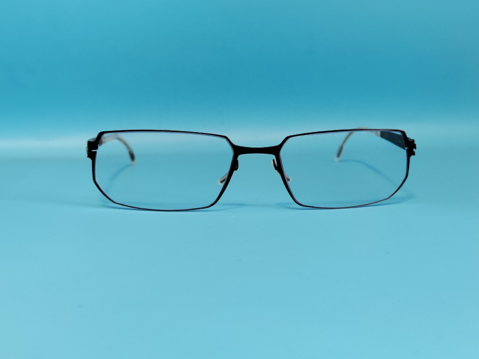 VINTAGE IC! BERLIN SCREWLESS RECTANGULAR EYEGLASS… - image 1