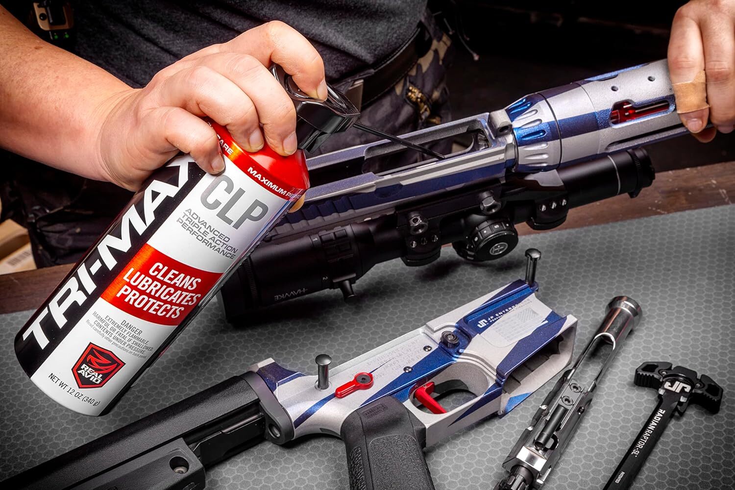 Real Avid CLP Gun Cleaner and Lubricant, Gun Cleaning Oil, All-in-One Bore