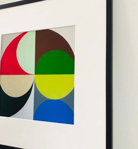 Limited edition Giclee print Signed & Numbered, Abstract Geometrical Art Framed. - Picture 2 of 12