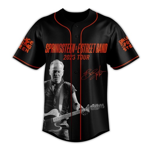 Bruce Springsteen E Street Band Tour 2023 Baseball Jersey