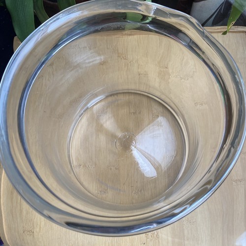 BLENKO 1984 Art Glass Top Hat Ice Bucket Vase 8.5 X 12” Clear 8432 - Picture 6 of 10