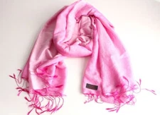 Luscious Pink Yarrow Water Pashmina
