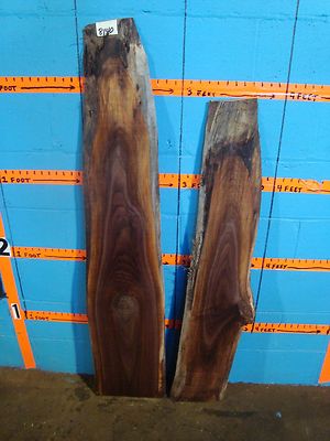 # 8140  2, Black Walnut Live Edge Slabs lumber craft wood