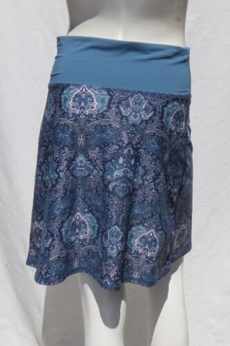 CARVE DESIGNS US Gr. S marineblau gedrucktes Trikot zum Anziehen einer Linie ROWAN Sommerrock NEUWERTIG - Bild 2 von 6