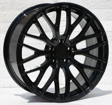 19" WHEELS FOR LEXUS GS GS300 IS300 IS250 GLOSS BLACK 19x8.5 5x114.3 RIMS SET 4